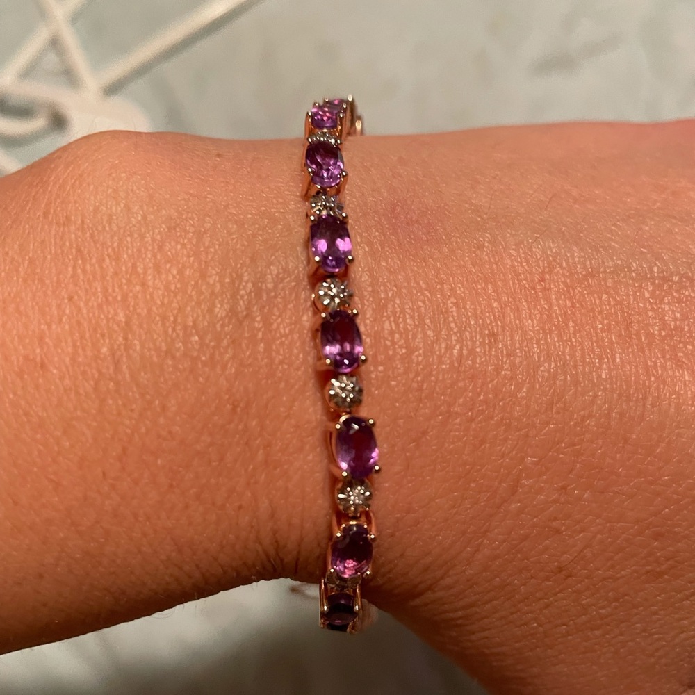 ✨18k Tennis Bracelet from MACYS!